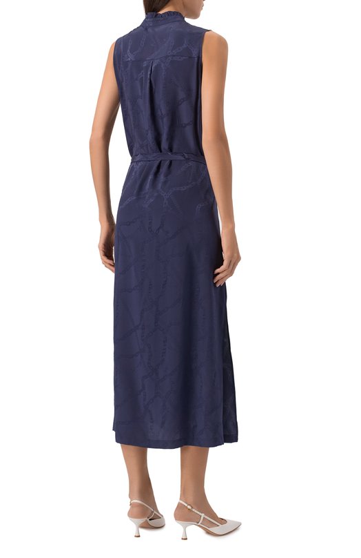 Шелковое платье Zadig and Voltaire WWDR02525 Синий  WWDR02525 Фото 4