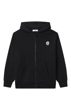 Детский хлопковая толстовка MSGM KIDS черного цвета, арт. S5MSJBZH276 | Фото 1 (Рукава: Длинные; Мальчики Кросс-КТ: Толстовка-спорт, Толстовка-одежда; Материал внешний: Хлопок; Автоматизация ТО: Проставлено; Автоматизация состава: Проставлено; Ростовка одежда: 6 лет | 116 см, 10 - 11 лет | 140 - 146см, 8 лет | 128 см, 12 лет | 152 см, 16 лет | 164 см)