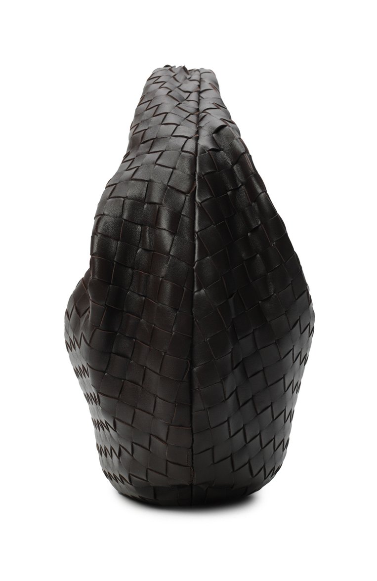 Женская сумка jodie small BOTTEGA VENETA темно-коричневого цвета, арт. 600261/VCPP0 | Фото 4 (Размер: small; Материал: Натуральная кожа)