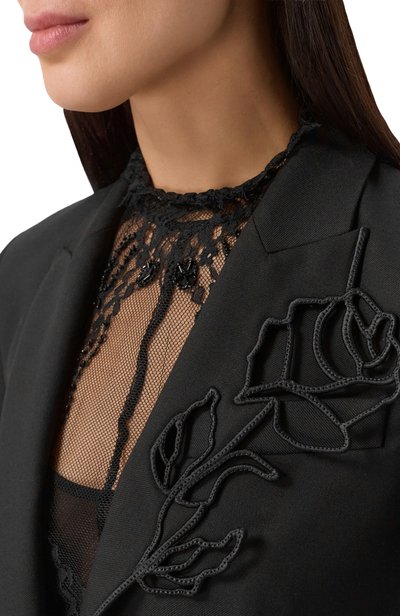 Жакет BLUMARINE черного цвета по цене 95650 руб., арт. RF6218/T903A, фото 5 Жакет BLUMARINE, арт. RF6218/T903A, фото 5