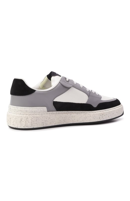 Кожаные кеды B-Court Flip Balmain FM0VI349/LBIC Серый  FM0VI349/LBIC Фото 5