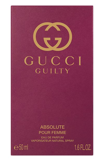 Парфюмерная вода guilty absolute pour femme (50ml) GUCCI, арт. 8005610524146, фото 3