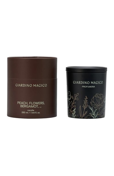 Свеча peach, flowers, bergamot,… (220ml) GIARDINO MAGICO, арт. 4640200326720, фото 1