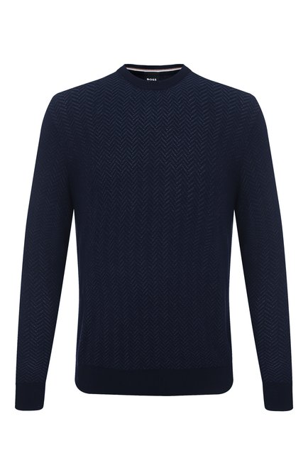 Мужской джемпер из шерсти и хлопка BOSS, арт. 50549985