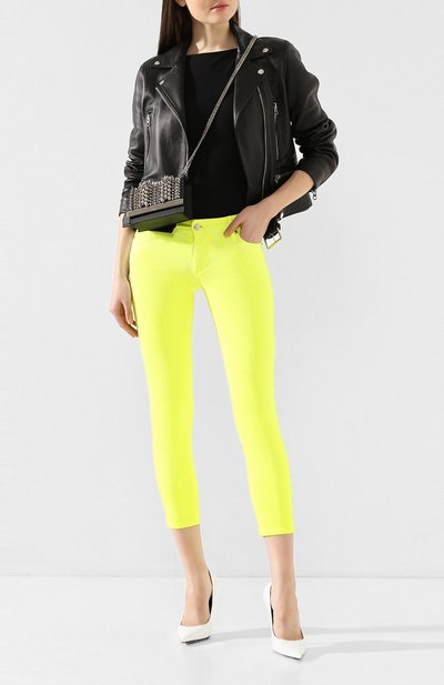 Джинсы DSQUARED2 желтого цвета по цене 37650 руб., арт. S72LB0275/S39781, фото 2 Джинсы DSQUARED2, арт. S72LB0275/S39781, фото 2