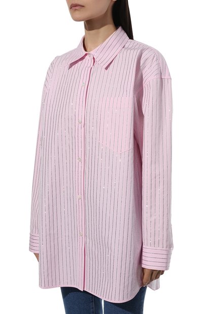 Хлопковая рубашка ALEXANDER WANG, арт. 1WC2211421, фото 3