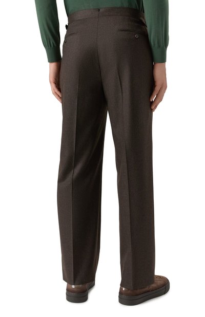Шерстяные брюки CORNELIANI, арт. 264L26-2618111, фото 4