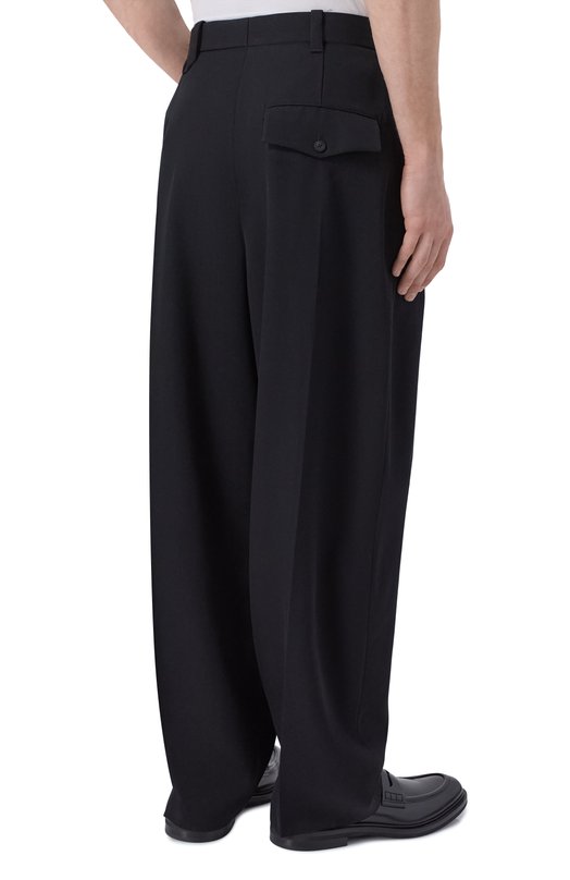 Шерстяные брюки Jacquemus 25EPAM00133/AW00369 Чёрный  25EPAM00133/AW00369 Фото 4