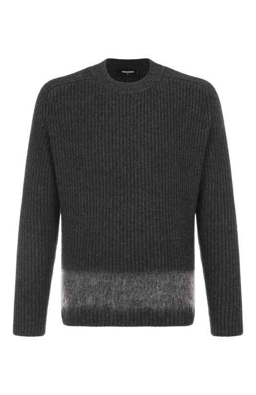 Шерстяной свитер Dsquared2 S74HA1547/D13150 Серый S74HA1547/D13150