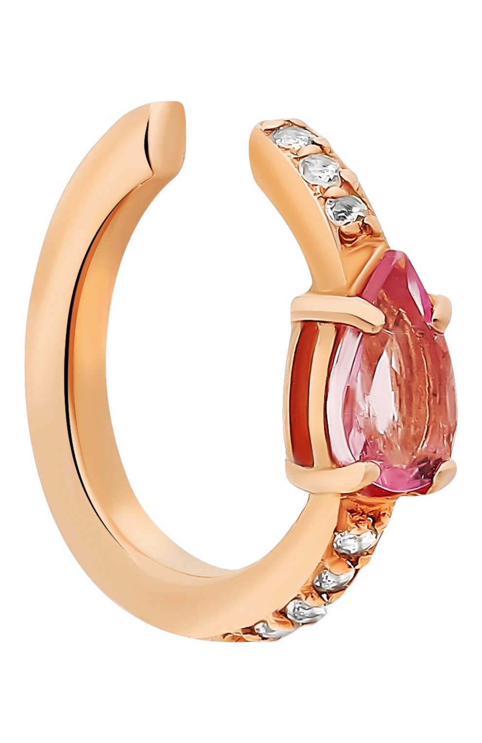 Кафф с розовым турмалином MOONKA, арт. ec-c-tur, фото 1