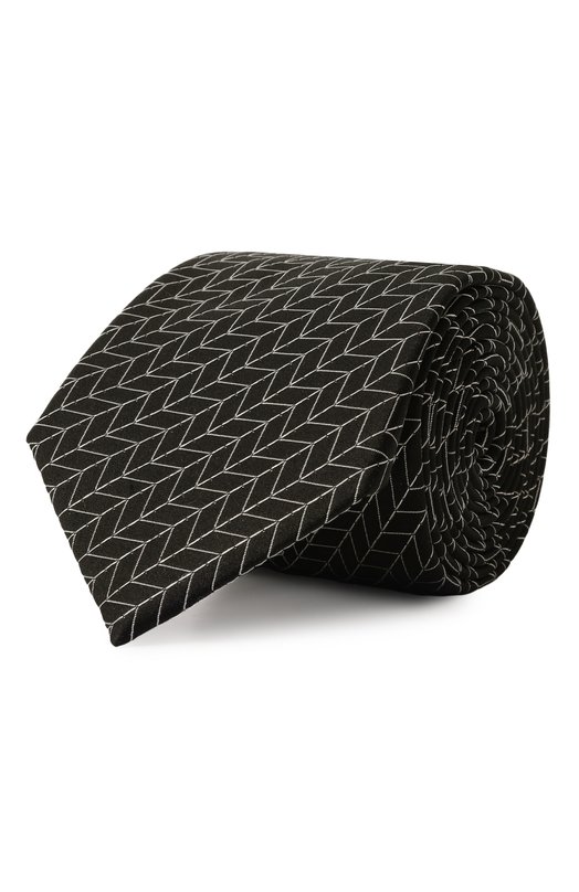 Шелковый галстук Giorgio Armani GM000800/TE13680 Чёрный GM000800/TE13680