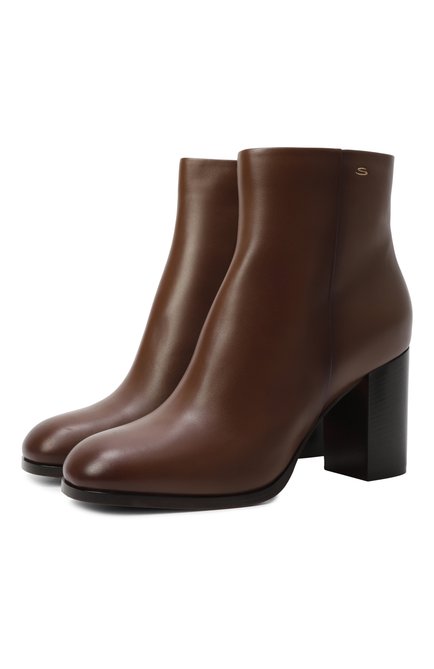 Женские кожаные ботильоны SANTONI, арт. WTNG71742HI3HDYL