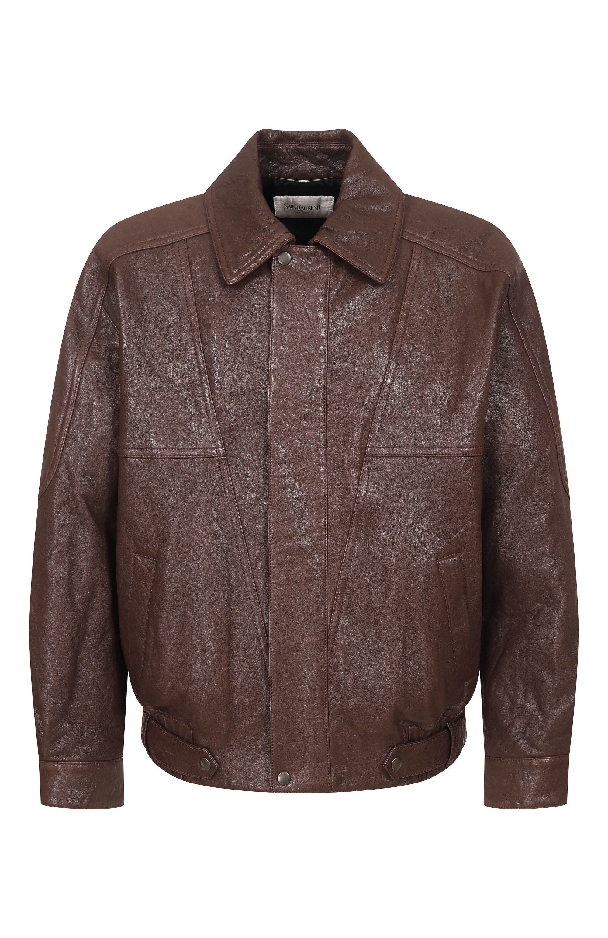 Кожаный бомбер SAINT LAURENT, арт. 858456/YCNF2, фото 1