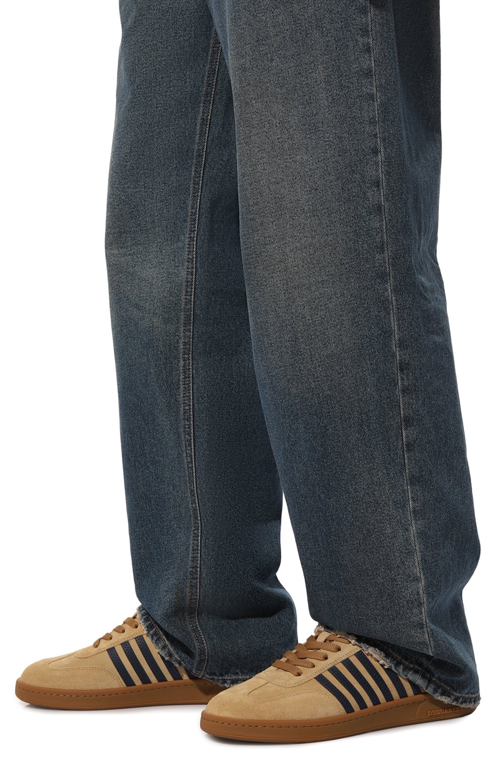 Замшевые кеды boxer DSQUARED2, арт. SNM0391/23807974, фото 3