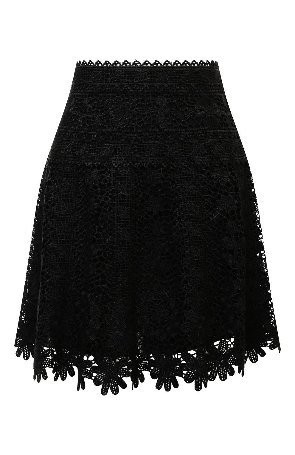 Юбка REDVALENTINO черного цвета по цене 73000 руб., арт. WR0RA01X/66F, фото 1 Юбка REDVALENTINO, арт. WR0RA01X/66F, фото 1