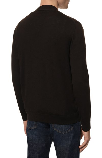 Шерстяной кардиган IL BORGO CASHMERE коричневого цвета по цене 72050 руб., арт. 54-1210G0, фото 4 Шерстяной кардиган IL BORGO CASHMERE, арт. 54-1210G0, фото 4