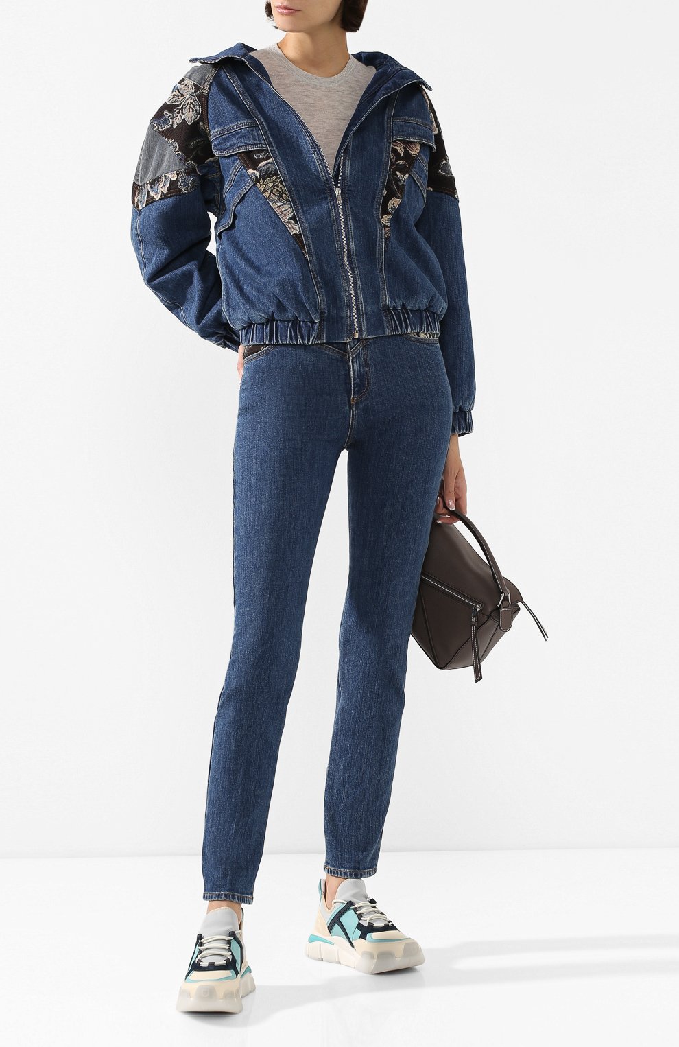 Комбинированные кроссовки FERRAGAMO, арт. Z-07233721C, фото 2