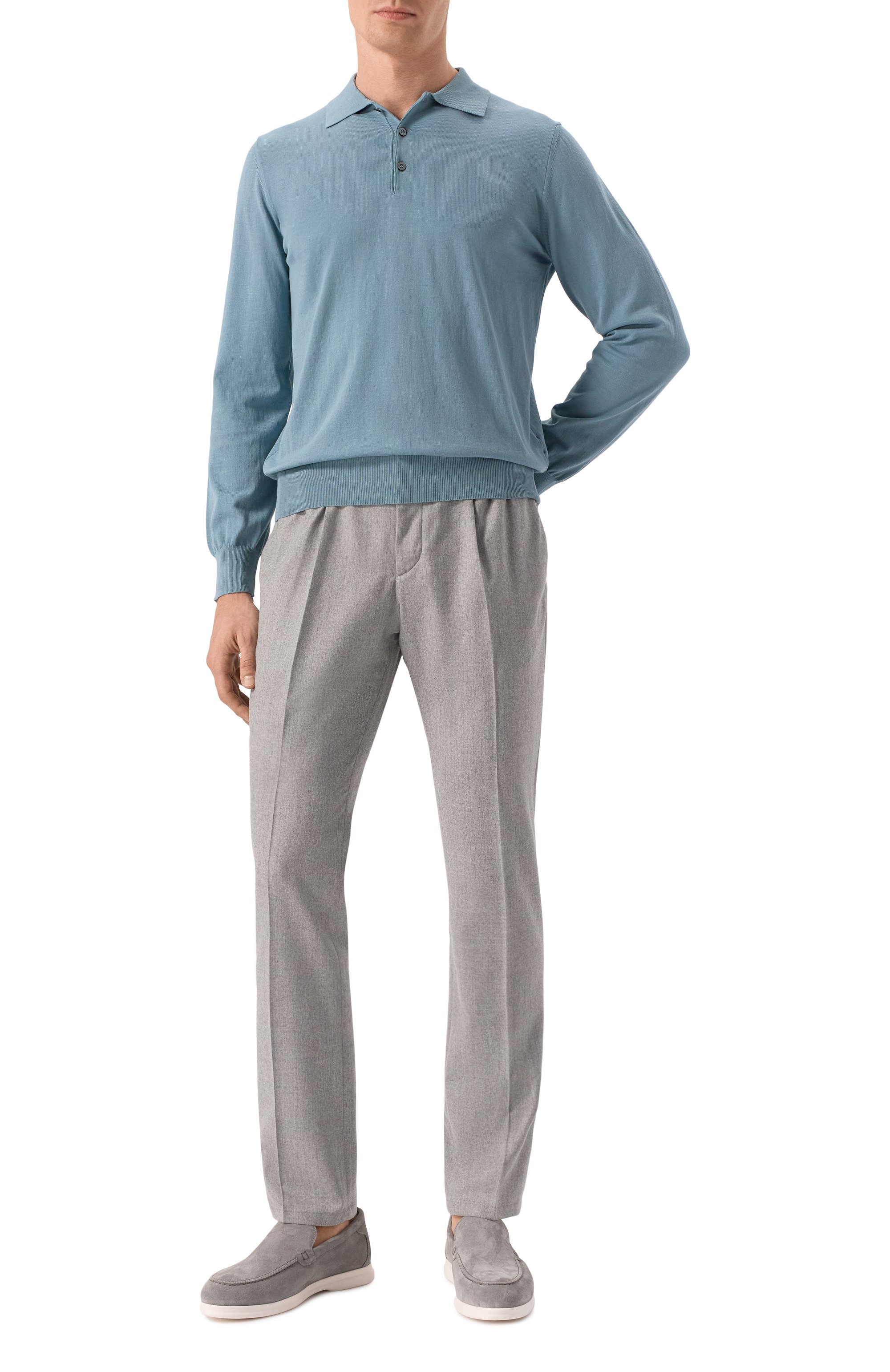 Хлопковое поло CANALI, арт. C0017/MK00145, фото 2