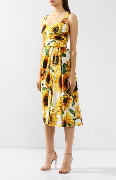 Шелковое платье DOLCE & GABBANA, арт. F6E6HT/FSAYW, фото 3