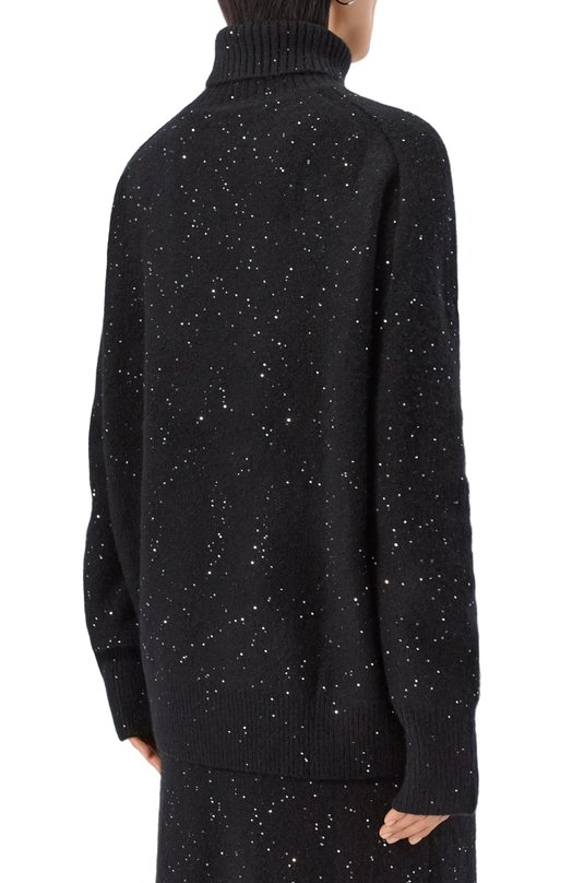 Свитер из кашемира и хлопка Addicted NY102-1 Чёрный  NY102-1 Фото 4