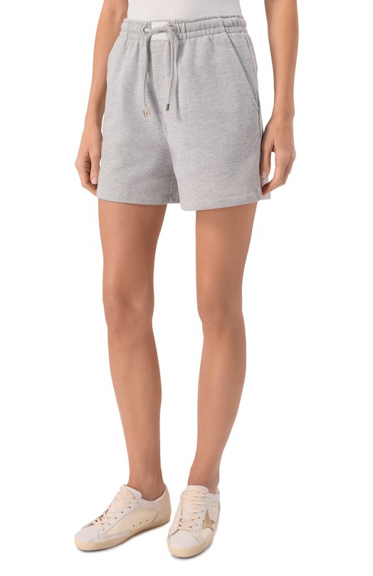 Хлопковые шорты The Attico 260WCQ00013/JJF007AA Серый  260WCQ00013/JJF007AA Фото 3