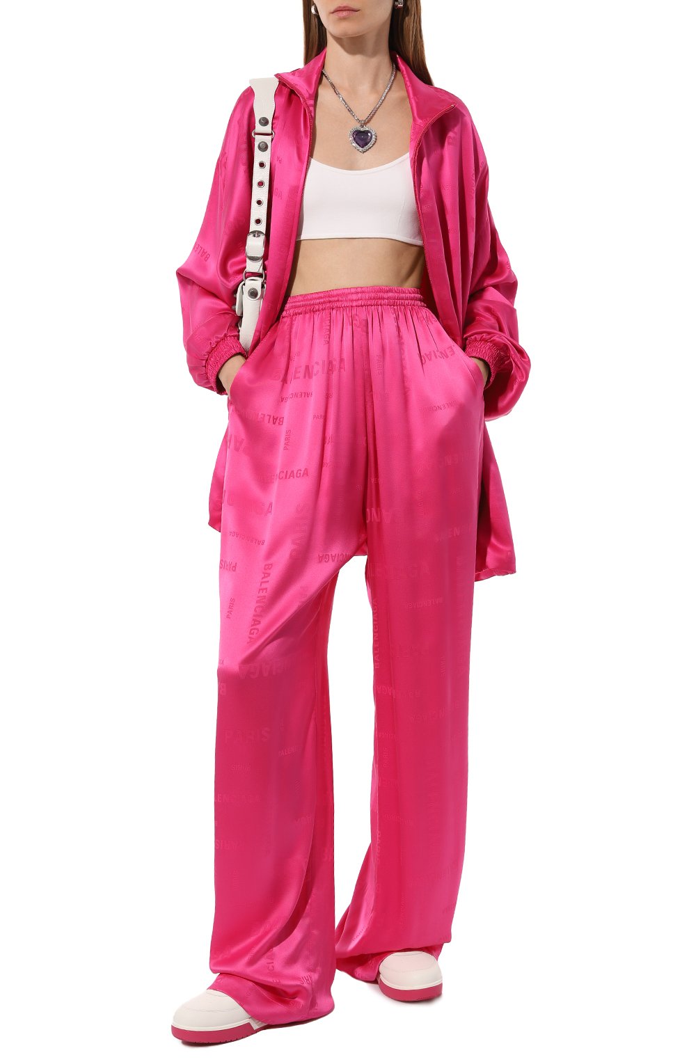 Шелковые брюки BALENCIAGA, арт. 773530/TPN03, фото 2