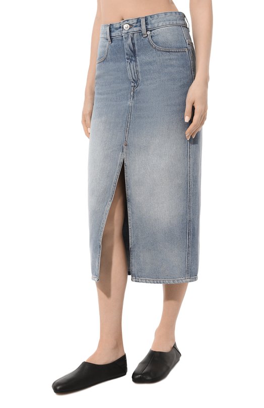 Джинсовая юбка Isabel Marant JU0/136FA-B1H04I Голубой  JU0/136FA-B1H04I Фото 3
