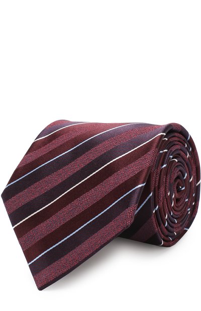 Шелковый галстук в полоску BRIONI, арт. 062I00/07471, фото 1