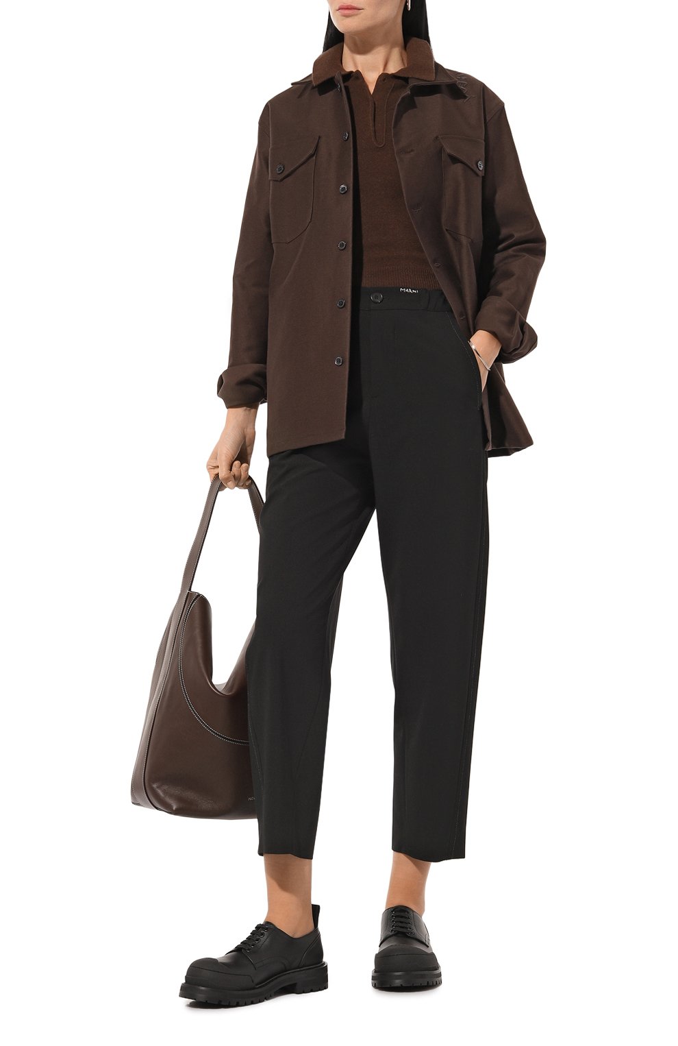 Поло из шерсти и кашемира MARNI, арт. P0MD0040E0/UFZ375, фото 2