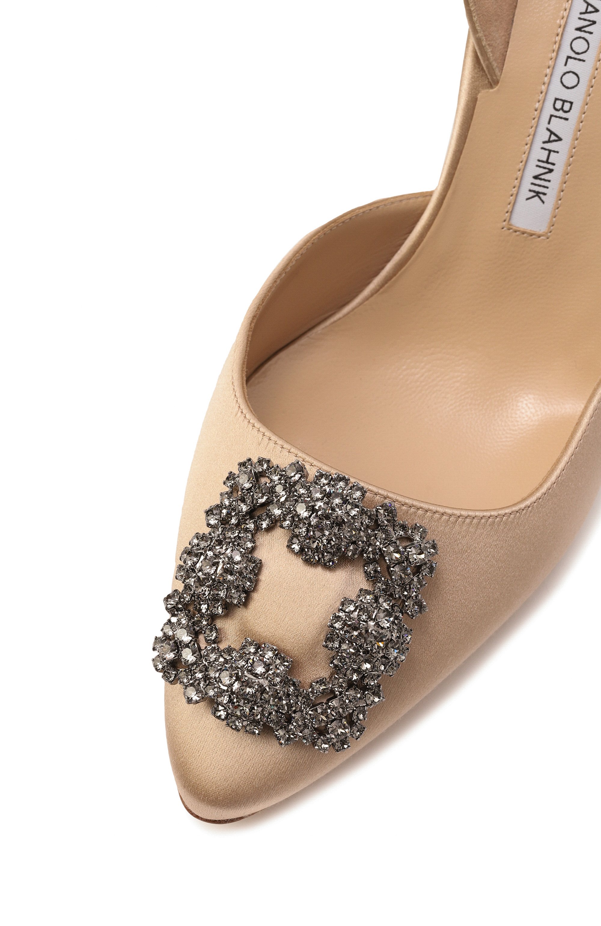 Текстильные туфли hangisi MANOLO BLAHNIK, арт. 419-0473/SAT, фото 7