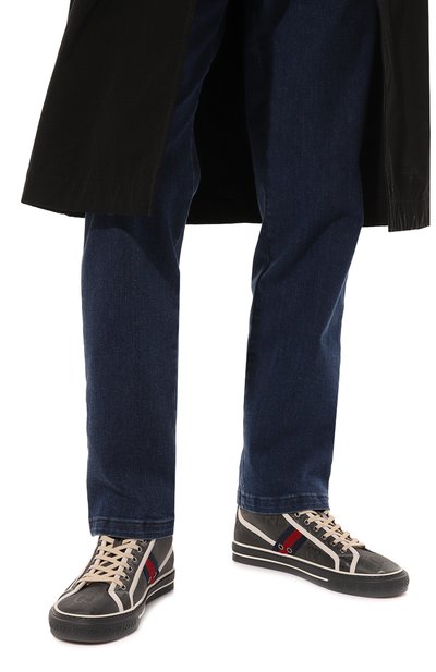 Текстильные кеды gucci tennis 1977 GUCCI, арт. 628717 H9H80, фото 3