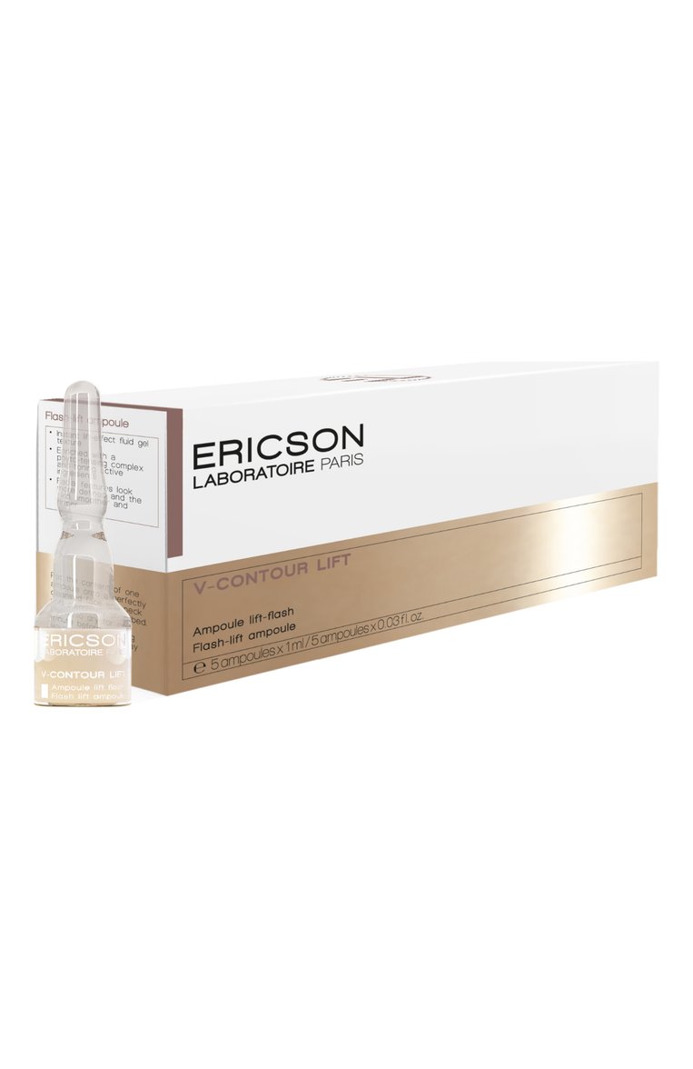 Лифтинг сыворотка flash-lift ampoule (5x1ml) ERICSON LABORATOIRE бесцветного цвета, арт. 3700358312165 | Фото 2 (Нос: Не проставлено; Региональные ограничения белый список (Axapta Mercury): Не проставлено; Косметика кросс-кт: Антивозрастной уход; Тип продукта: Ампулы; Назначение: Для лица)