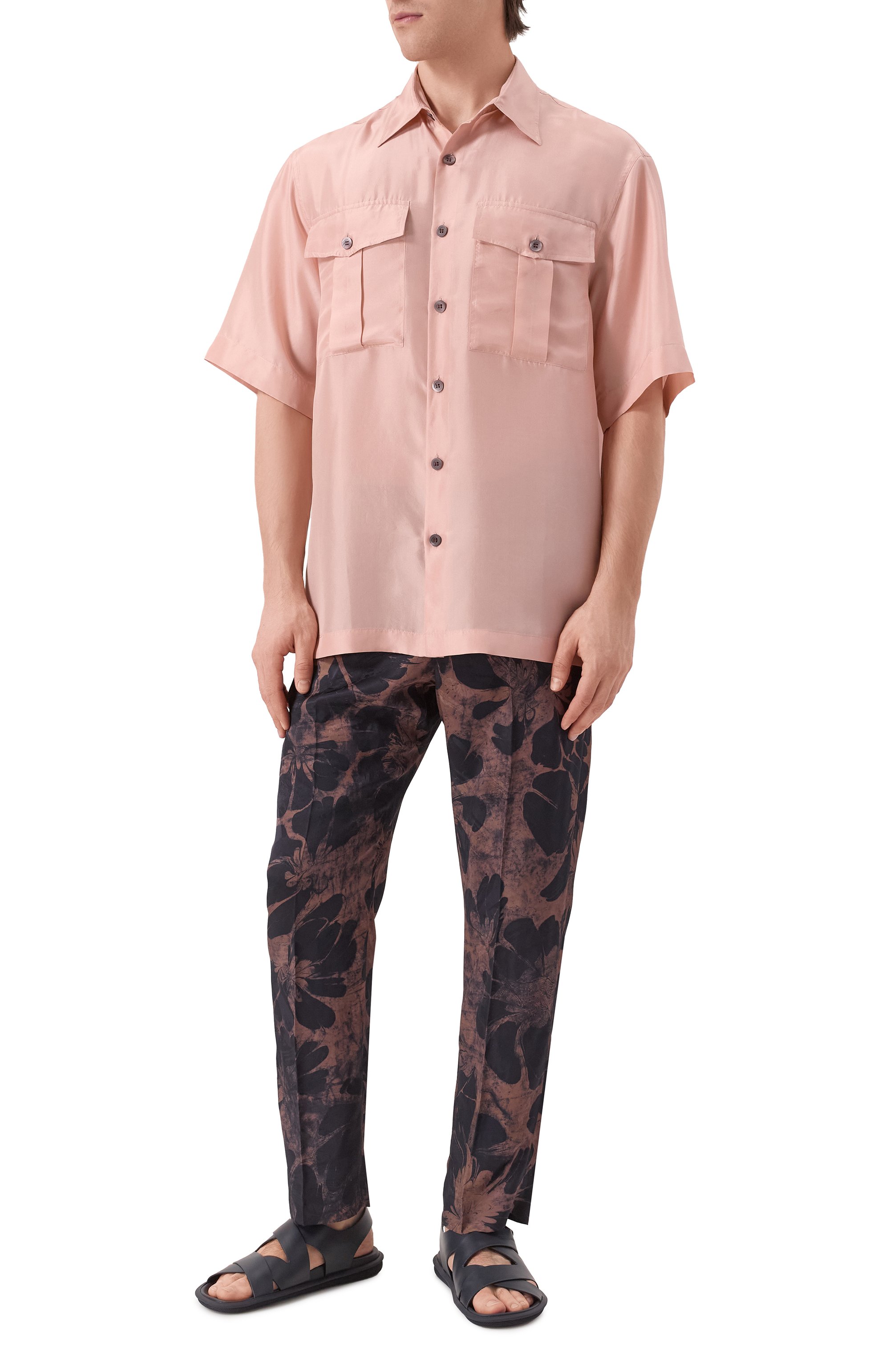 Шелковая рубашка DRIES VAN NOTEN, арт. 251-020706-1198, фото 2