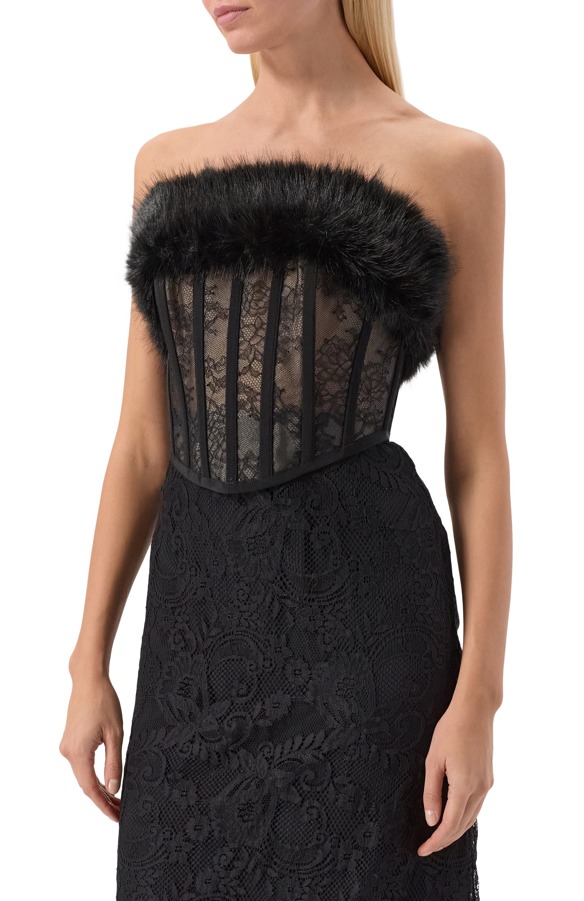 Корсет из хлопка и вискозы ELIE SAAB, арт. T0252NF25/LAF02, фото 3