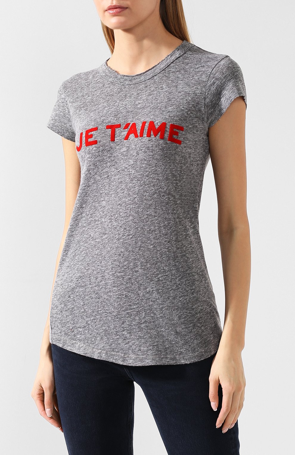 Футболка из смеси хлопка и вискозы ZADIG AND VOLTAIRE, арт. SHTP1810F, фото 3