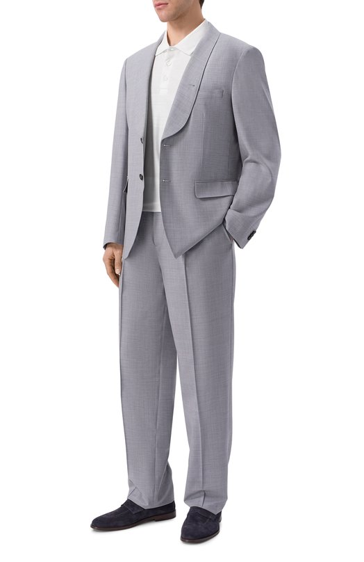 Шерстяной пиджак 12 STOREEZ 136032 Серый  136032 Фото 2