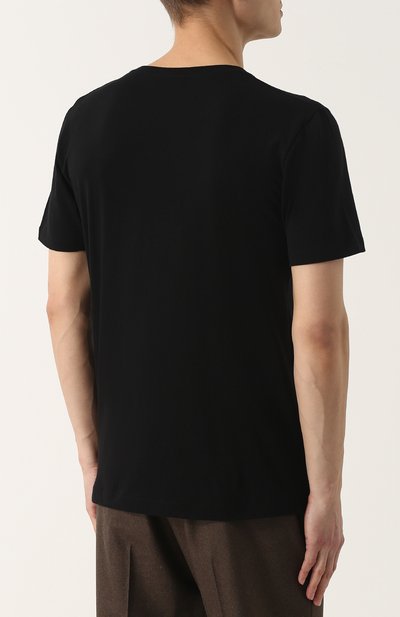 Хлопковая футболка с аппликацией GUCCI, арт. 430813/X5M72, фото 4