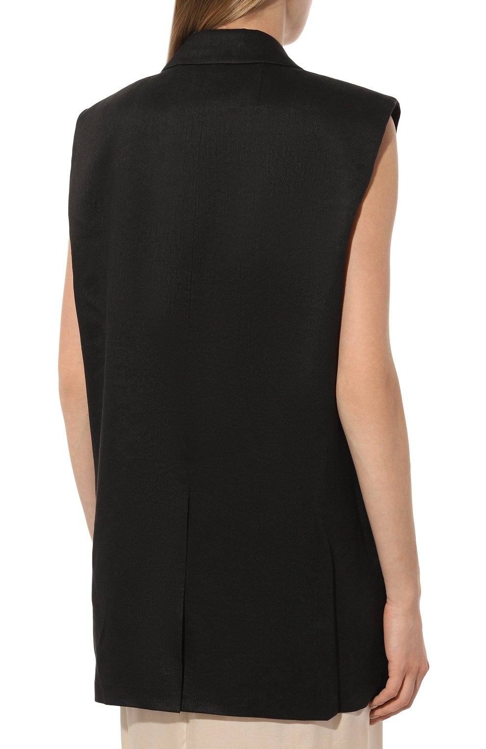 Жилет изо льна и вискозы THEORY, арт. 00403101, фото 4