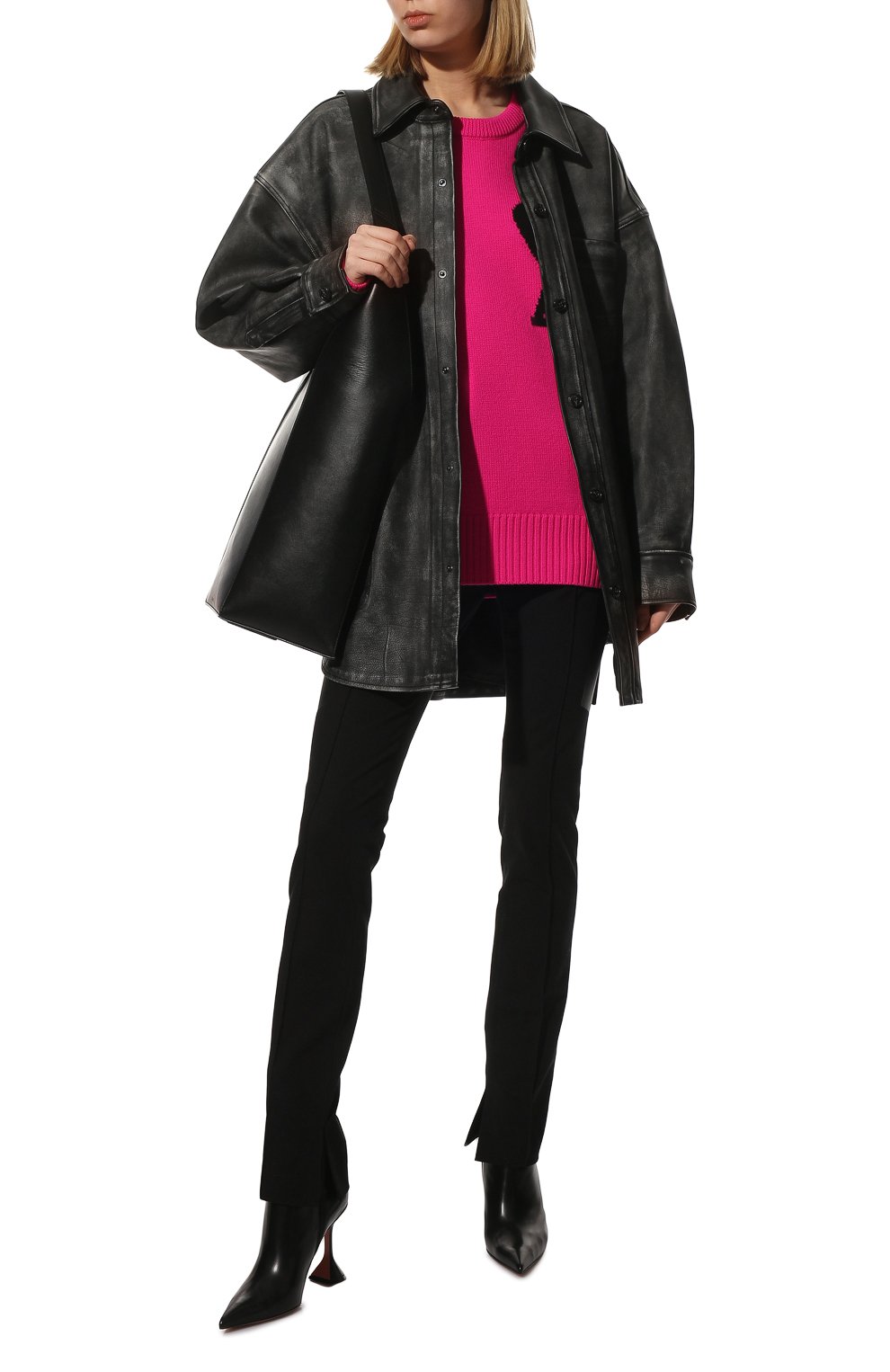 Шерстяной свитер AMI, арт. UKS002.018, фото 2