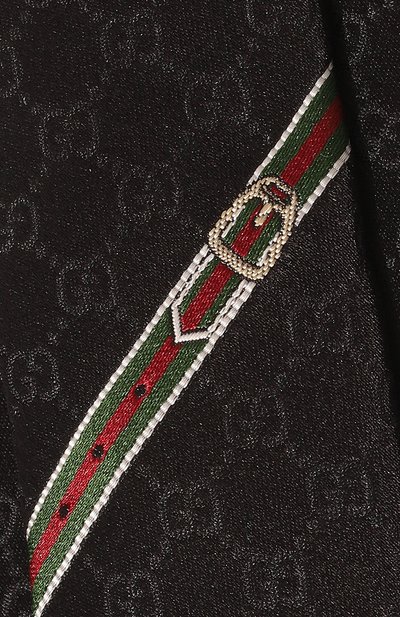 Шелковый галстук GUCCI, арт. 456520 4B002, фото 4