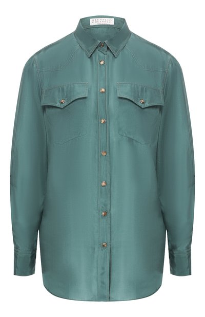 Женская шелковая блузка BRUNELLO CUCINELLI, арт. MA929NT106