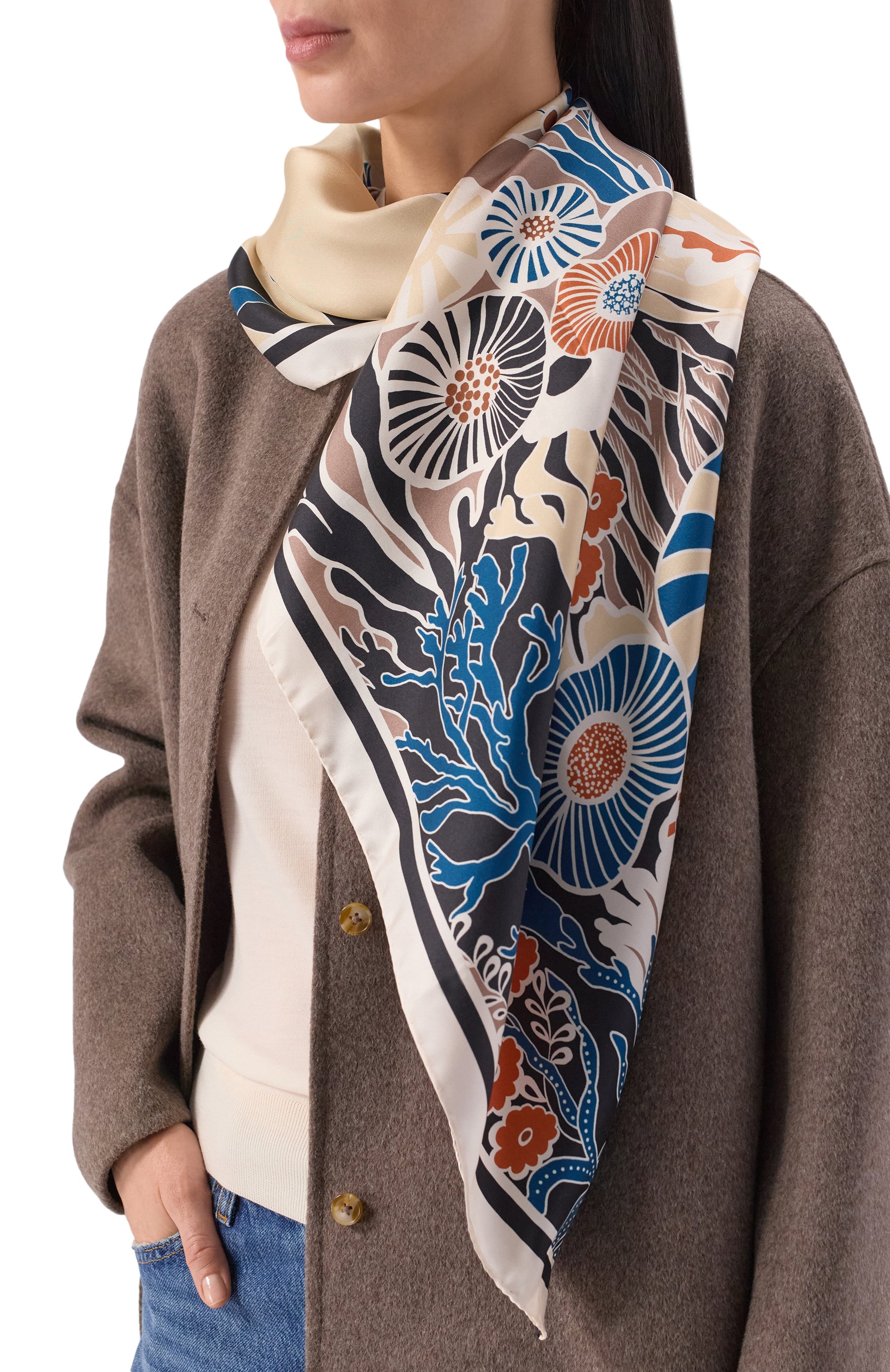 Шелковый платок COCCINELLE, арт. E7 UY3 38 01 01, фото 2