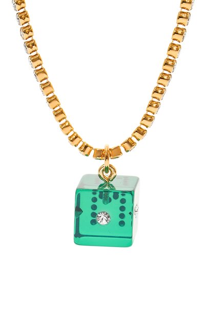 Кулон на цепочке MARNI зеленого цвета по цене 35150 руб., арт. C0MV0388A0 S2000, фото 3 Кулон на цепочке MARNI, арт. C0MV0388A0 S2000, фото 3