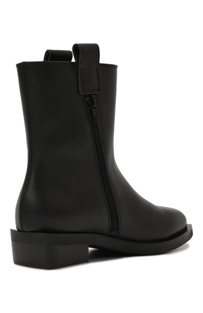 Кожаные ботинки N21 черного цвета по цене 36900 руб., арт. 75297/36-41, фото 3 Кожаные ботинки N21, арт. 75297/36-41, фото 3