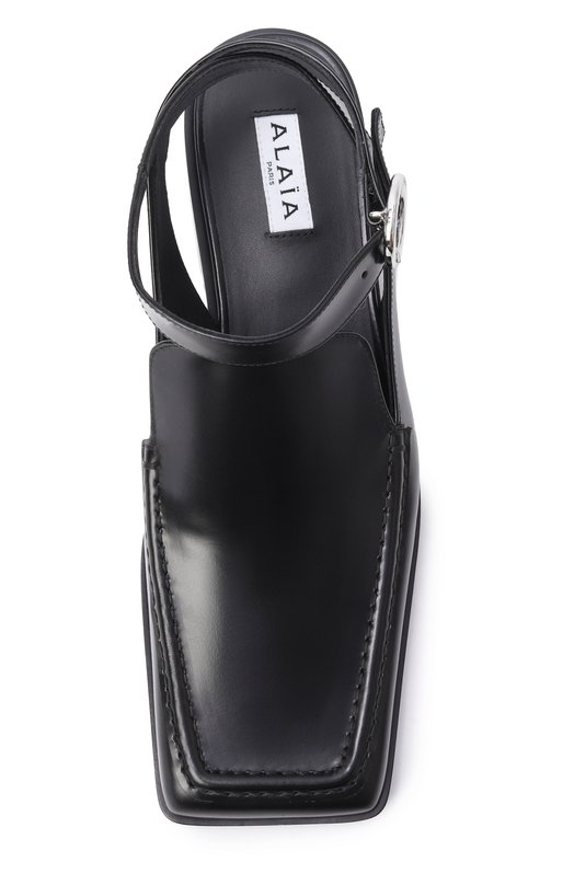 Кожаные сандалии Alaia AA3L1001I072 Чёрный  AA3L1001I072 Фото 6