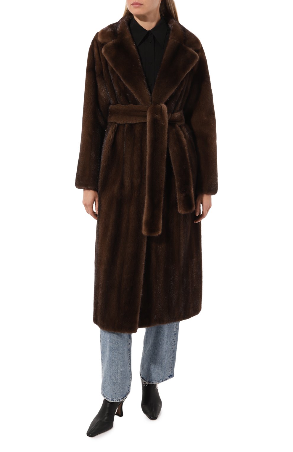 Шуба из меха норки GIULIA GURMAN, арт. C10244125D, фото 3