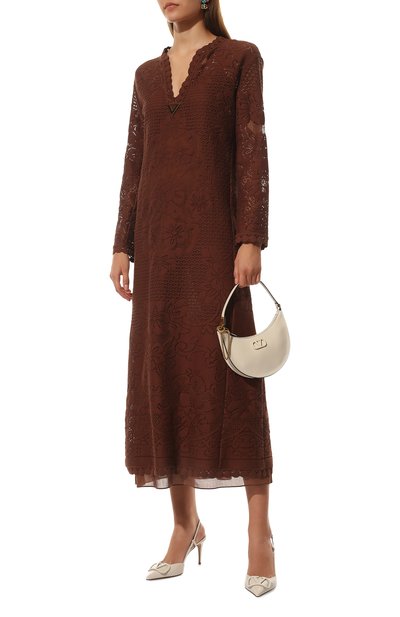 Кожаные туфли vlogo signature VALENTINO, арт. XW2S0R01/TMK, фото 2