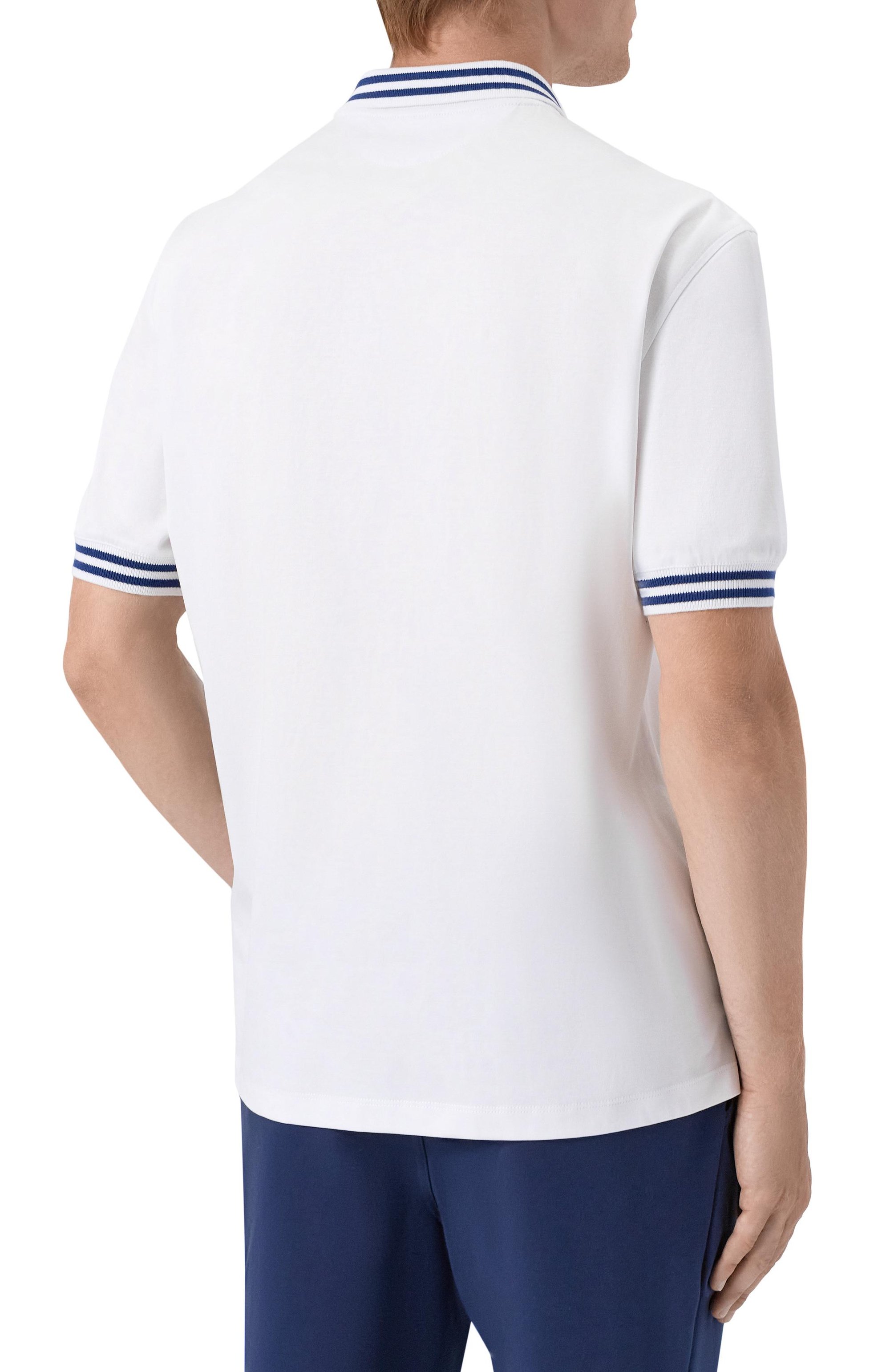 Хлопковое поло BRUNELLO CUCINELLI, арт. M0B133940W, фото 4