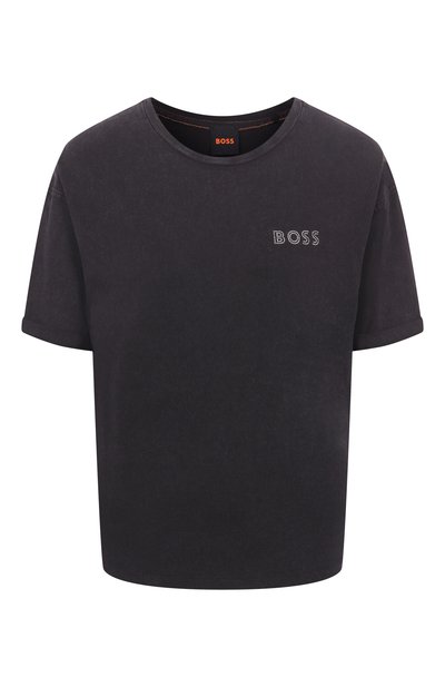 Женская хлопковая футболка BOSS ORANGE, арт. 50535106