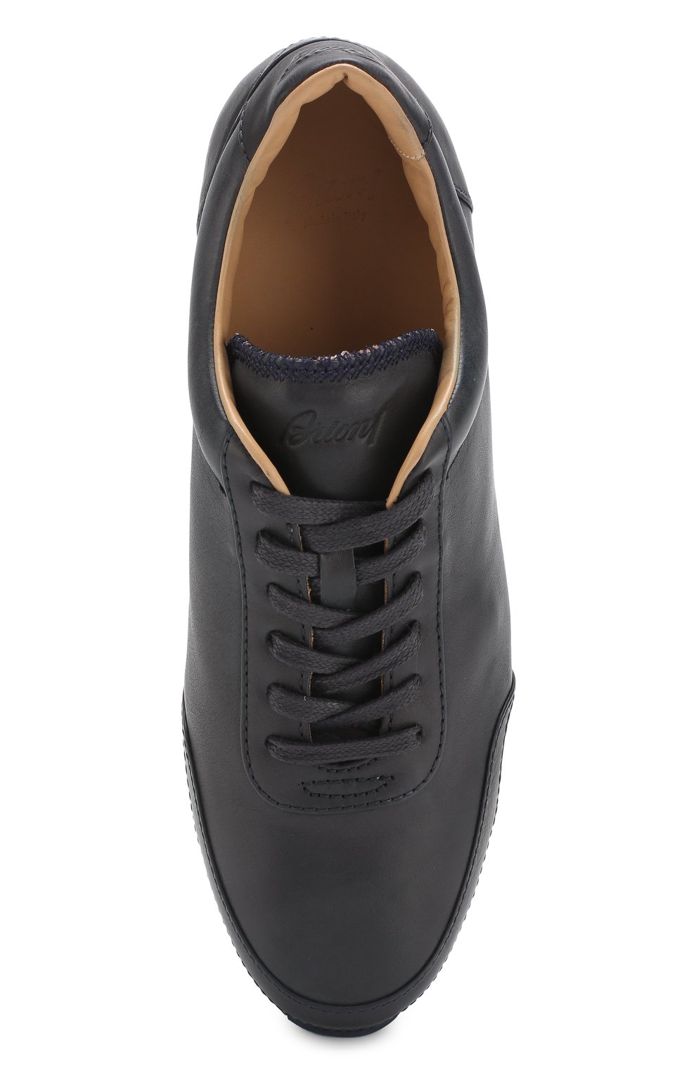 Кожаные кроссовки BRIONI синего цвета по цене 69950 руб., арт. QHGG0L/P8738, фото 5 Кожаные кроссовки BRIONI, арт. QHGG0L/P8738, фото 5